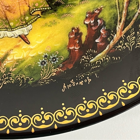 BRADFORD EXCHANGE Vintage Russian Fairy Tale Princess Ludmilla Collector's Plate - Picture 5 of 8